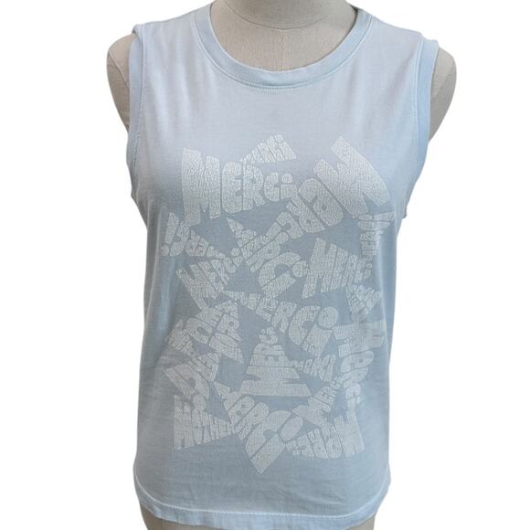 MOTHER The Strong And Silent Type Tank Top In Merci - Picture 4 of 9
